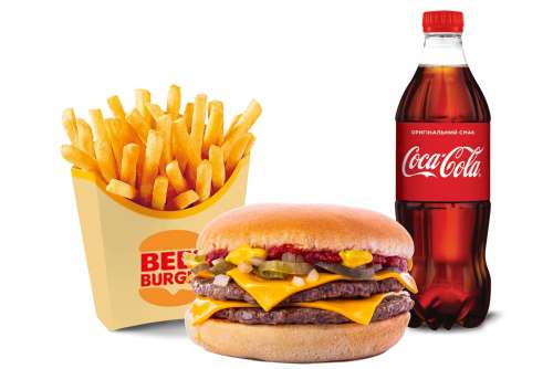 ДАБЛ ЧІЗБУРГЕР МЕНЮ