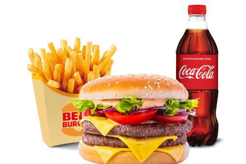 ДАБЛ БІФ БУРГЕР МЕНЮ