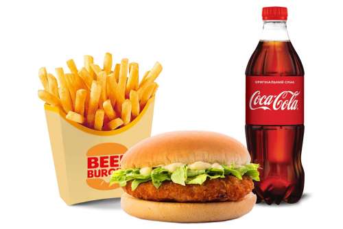 БУРГЕР З КУРКОЮ МЕНЮ