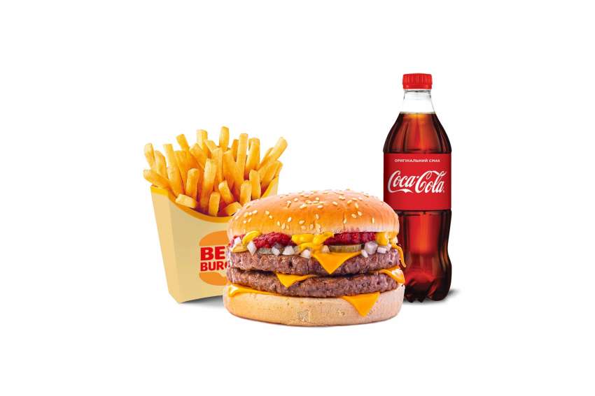 ДАБЛ БІФ ЧІЗБУРГЕР МЕНЮ