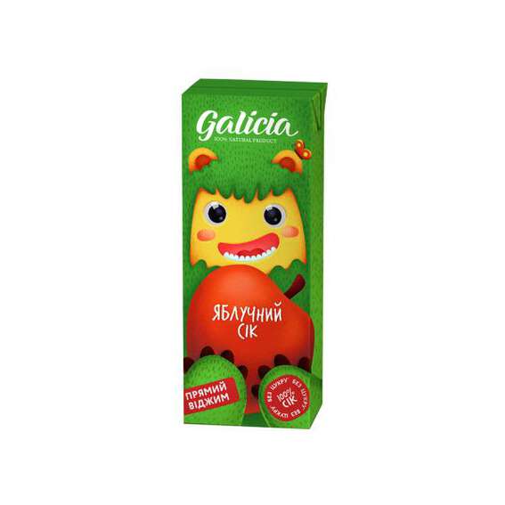Сік Galicia яблучний 0,2л